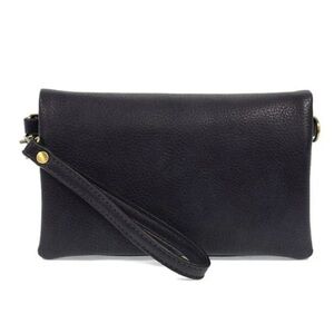 NWOT Joy Susan Kate Wristlet/Clutch/WalletIn In Black Made Of Vegan Leather